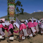 CULTURA. La expresin del Pujllay de la cultura yampara en Tarabuco durante el Carnaval, el tercer domingo de marzo.