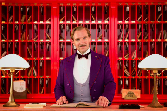 NOMINADA. El actor Ralph Fiennes en una escena de la pelcula The grand Budapest hotel.