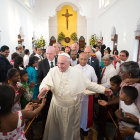 VISITAS. Francisco viaj a Filipinas como parte de su itinerario de viajes.