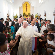 VISITAS. Francisco viaj a Filipinas como parte de su itinerario de viajes.