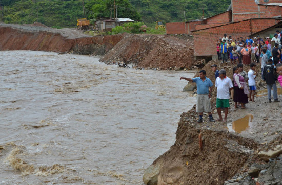 NORTE PACEO. Decenas de familias lo perdieron todo en Tipuani por el temporal.