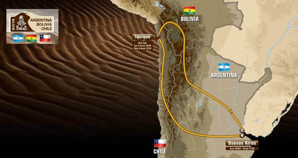 Argentina, Bolivia y Chile fueron parte del Rally Dakar 2015.