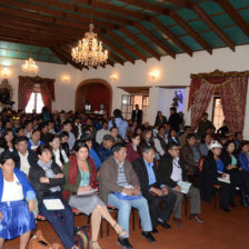 REUNIN. El presidente Evo Morales y el vicepresidente lvaro Garca Linera se reunieron con los legisladores electos del MAS, ayer, en Sucre.