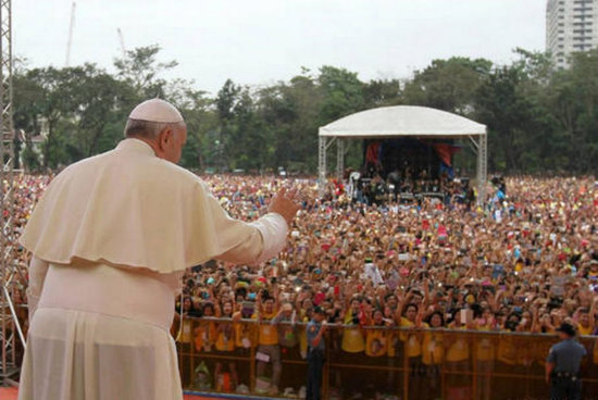 ENCUENTRO. El papa Francisco en su visita a Filipinas, el principal pas catlico de Asia.