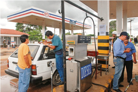 COMBUSTIBLE. El ao pasado Bolivia import menos diesel que en 2013.