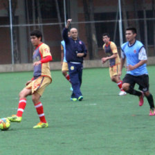 El equipo capitalino cerr sus prcticas ayer, en la cancha sinttica del ex Seminario.