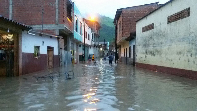 DESASTRE. La riada en Tipuani.