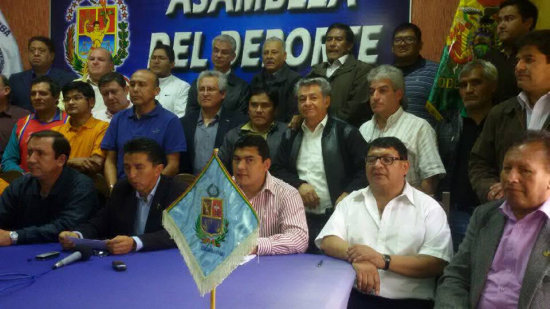 Los dirigentes nacionales de varias instituciones deportivas se reunieron ayer en Cochabamba.