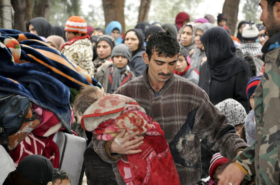 DRAMA. Refugiados sirios en Lbano.