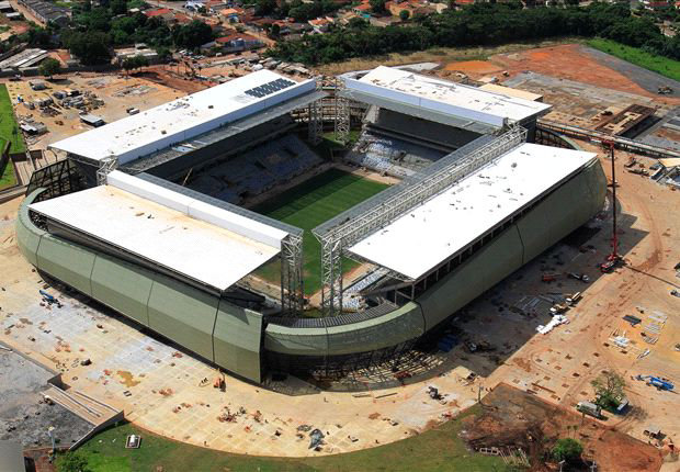 El estadio acogi varios partidos del Mundial del ao pasado.