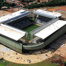 El estadio acogi varios partidos del Mundial del ao pasado.