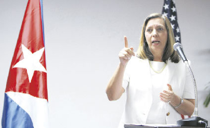 DILOGO. La representante cubana para asuntos con EEUU, Josefina Vidal.