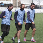 Uno de los ltimos entrenamientos del cuadro celeste de Bolvar