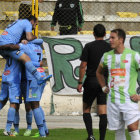 La celebracin del cuadro celeste de Bolvar, luego del agnico triunfo sobre Oriente Petrolero, en La Paz.