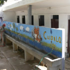 INSPECCIN. Autoridades y padres de familia visitaron la unidad educativa Loyola Fe y Alegra, adems de otros dos establecimientos.