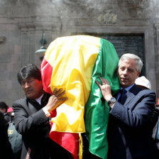 FUNERAL. Los actos para despedir al fallecido presidente de YPFB, Carlos Villegas Quiroga.