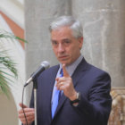 VICEPRESIDENTE. lvaro Garca Linera, ayer, durante su comparecencia ante los periodistas.