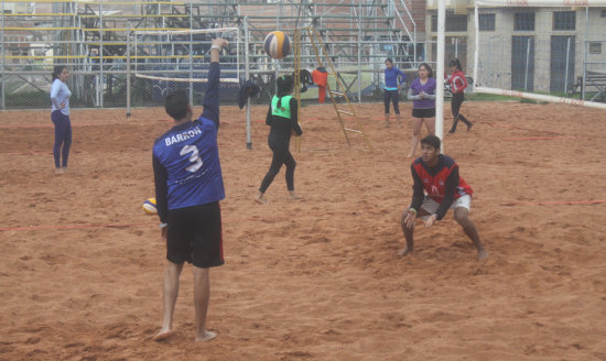 Los deportistas chuquisaqueos se prepararon para el Nacional.