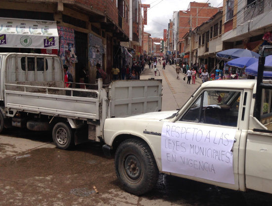 PRESIN. Vecinos exigen acciones para evitar ms ocupacin de las calles.