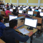 PRUEBA. Los postulantes rindieron un examen virtual por segundo ao consecutivo.