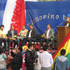 ACTO. Autoridades departamentales y municipales participaron del inicio del ao escolar.