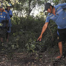 CONSTERNACIN. El hecho de violacin y asesinato ocurri en un barrio de Santa Cruz.