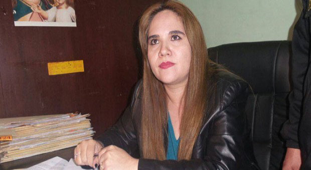 SEALADA. La fiscal de La Paz, Patricia Santos, y su familia fueron motivo de la denuncia.