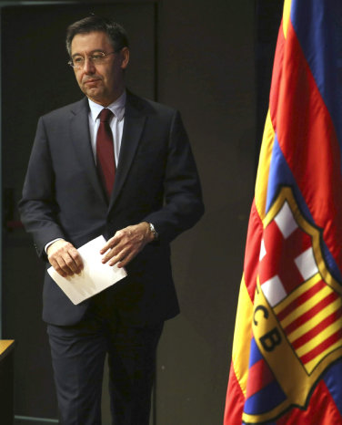 Bartomeu, presidente azulgrana.