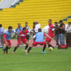 El plantel capitalino realiz una prctica futbolstica con varios goles en ambos arcos.