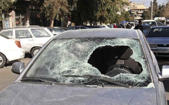 TRAGEDIA. Los ataques en la ciudad de Damasco dejaron varios heridos.