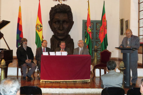 HOMENAJE. Acto en la Casa de la Libertad