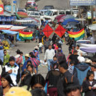 CAOS. Los espacios en el Mercado Campesino son disputados por varios sectores.