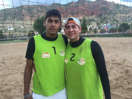 Serrudo (i) y Barrn fueron subcampeones en el ltimo nacional.