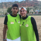 Serrudo (i) y Barrn fueron subcampeones en el ltimo nacional.