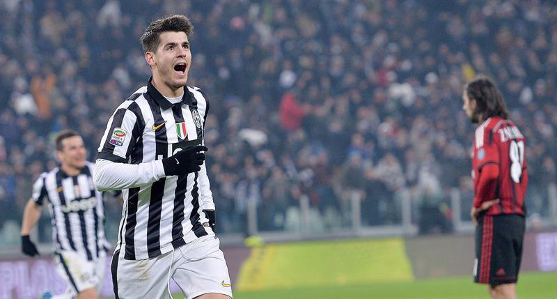 El espaol lvaro Morata sentenci el duelo a favor del Juventus.