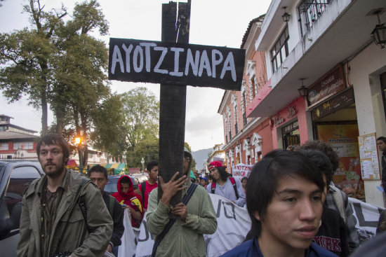 INDIGNACIN. Las protestas por los estudiantes desaparecidos en Ayotzinapa continan en Mxico.