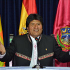 CONVOCATORIA. El presidente Evo Morales en el aniversario de Oruro.