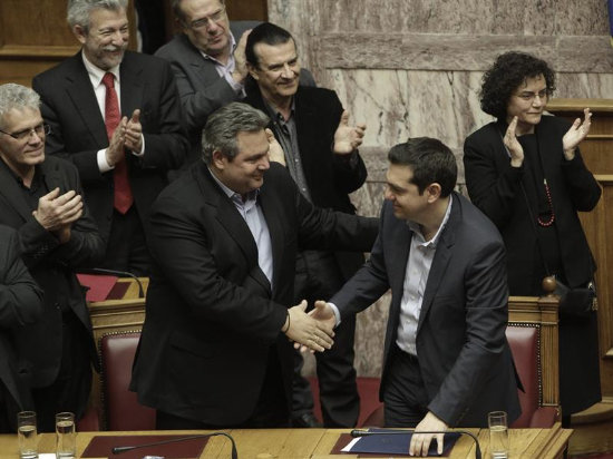 APOYO. Una mayora del congreso griego determin apoyar el programa de Tsipras.