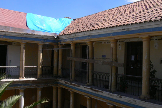 AVANCE. La restauracin de la Casa de la Juventud a cargo de la Escuela Taller Sucre.