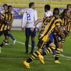 La nica celebracin de la noche en el estadio Hernando Siles.