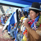 CANDIDATA. Felipa Huanca, la candidata del MAS a la Gobernacin de La Paz.