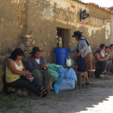 FESTEJO. La celebracin del Carnaval en la zona de El Tejar.