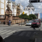 PELEA. El martes se produjo una pelea en la plaza central; el saldo: una persona muerta.