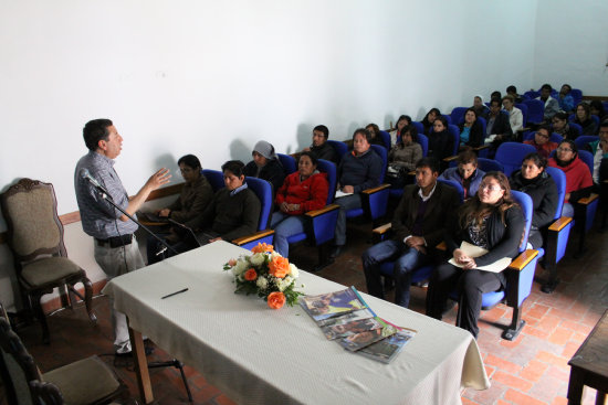 SOCIALIZACIN. El taller realizado ayer.