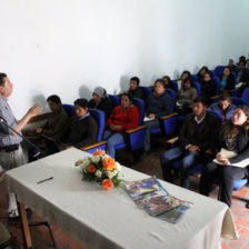 SOCIALIZACIN. El taller realizado ayer.